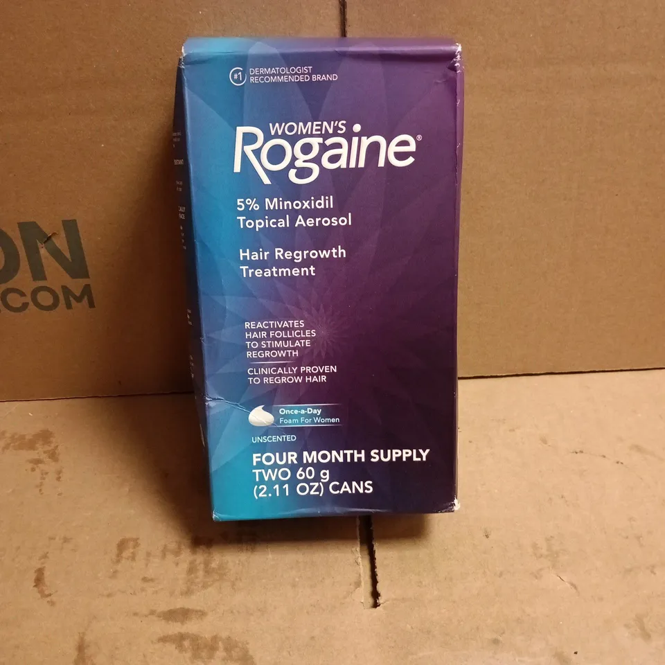WOMENS ROGAINE HAIR REGROWTH TREATMENT 2 X 60G (4 MONTH SUPPLY)