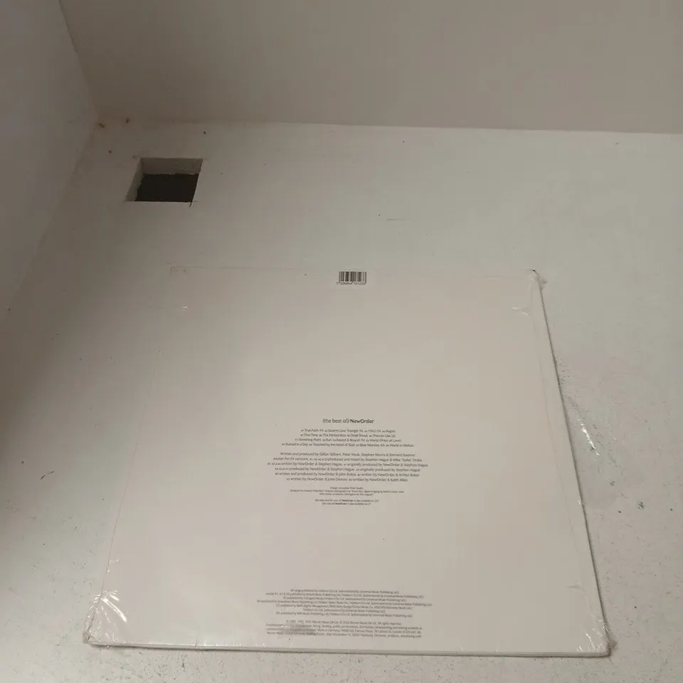 NEW ORDER - THE BEST OF NEW ORDER (VINYL LP)