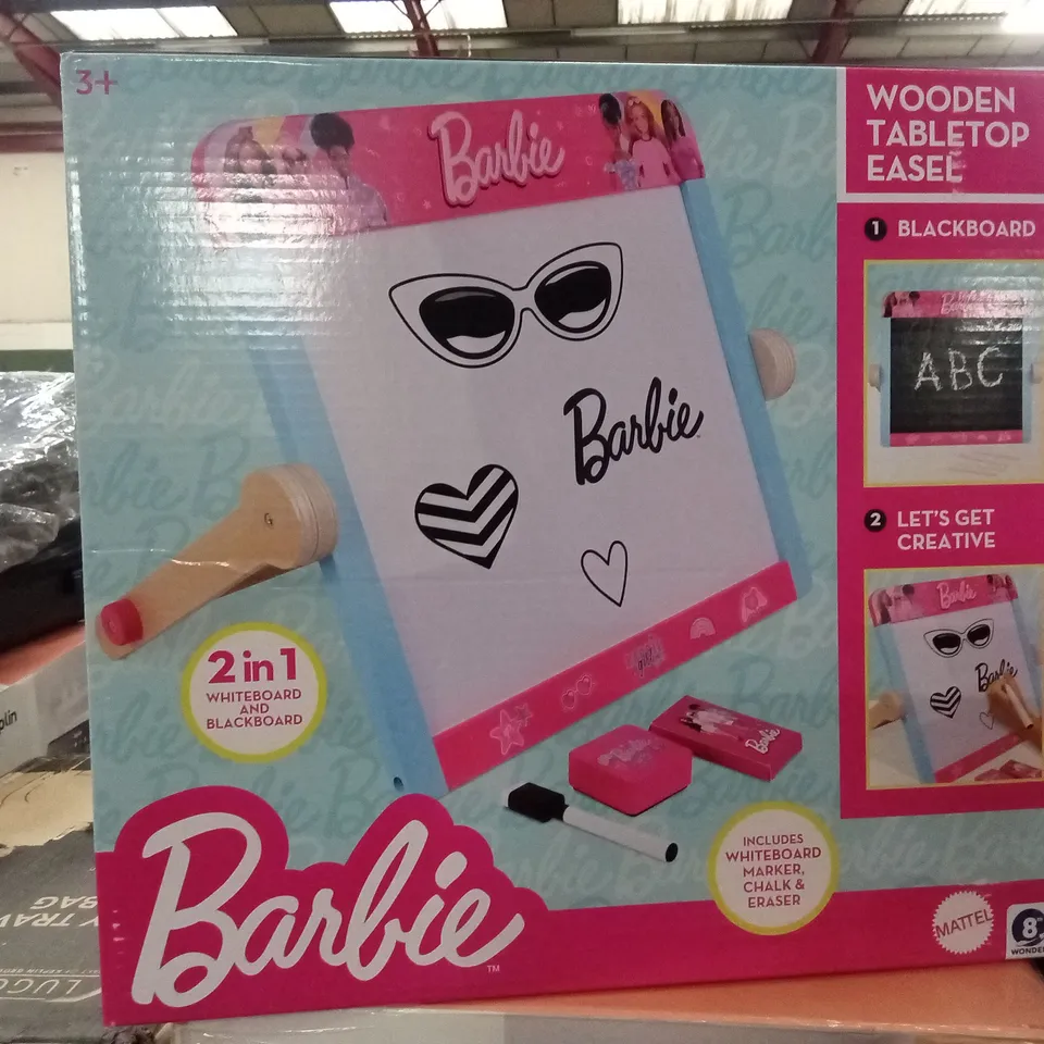 BARBIE WOODEN TOP EASEL