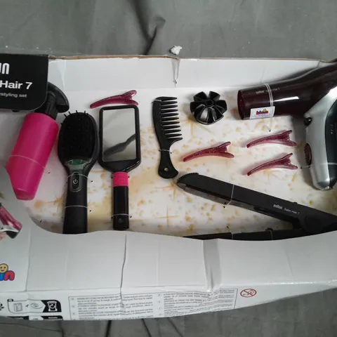 BOXED BRAUN MEGA HAIRSTYLING TOY GIFT SET