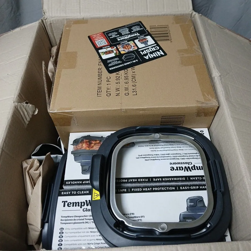 NINJA CRISPI 4IN1 GLASS PORTABLE AIR FRYER