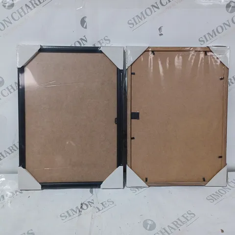 BOX OF APPROX 25 BLACK FRAMED PHOTO FRAMES - A4