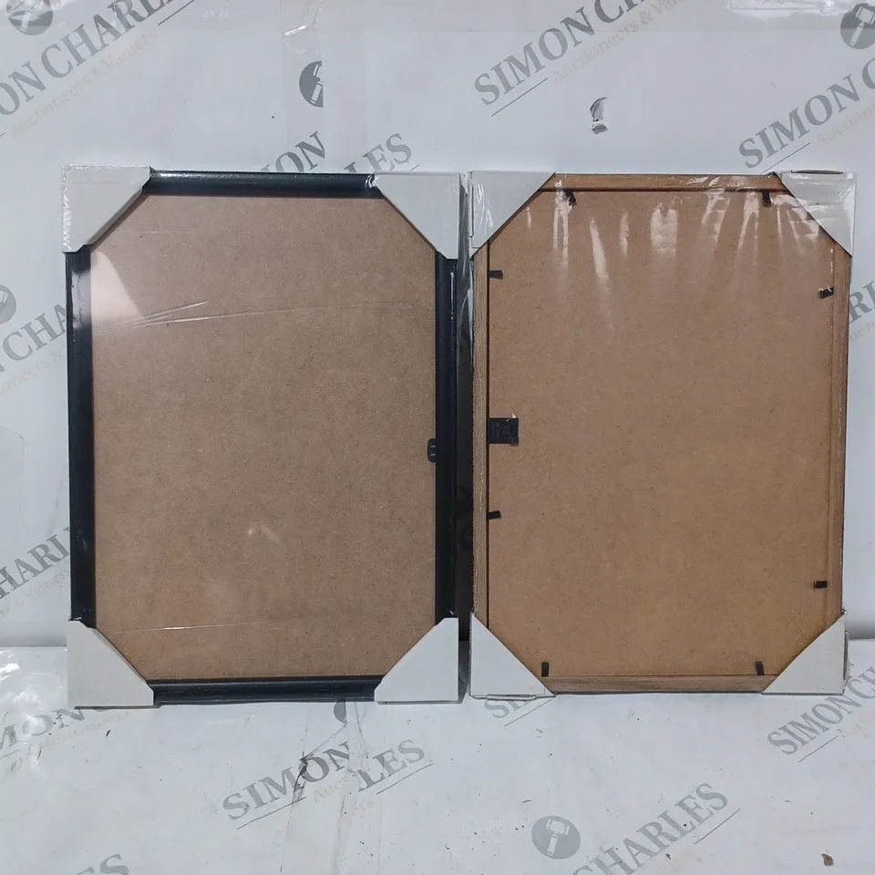 BOX OF APPROX 25 BLACK FRAMED PHOTO FRAMES - A4
