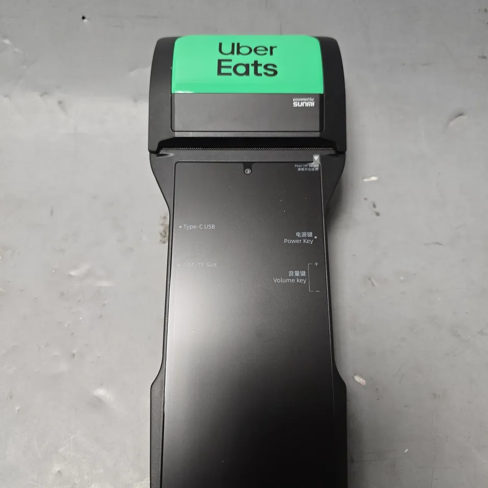 BOXED UBER EATS POS MACHINE 