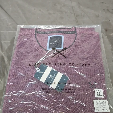 CREW CLOTHING COMPANY T-SHIRT – PURPLE – XXL