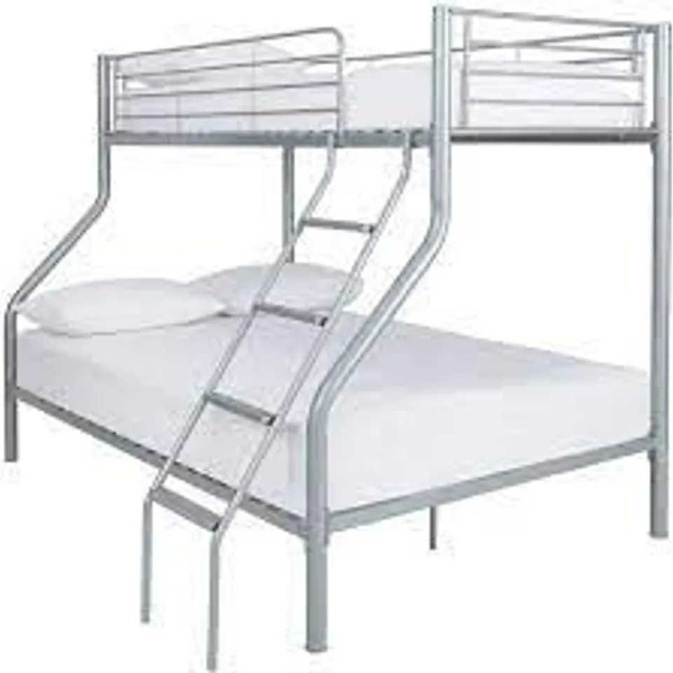 BOXED GRADE 1 DOMINO TRIO BUNK BED IN BLACK - (2 BOXES)