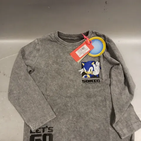ANGEL & ROCKET SONIC LONG SLEEVE TOP - 5-6YRS