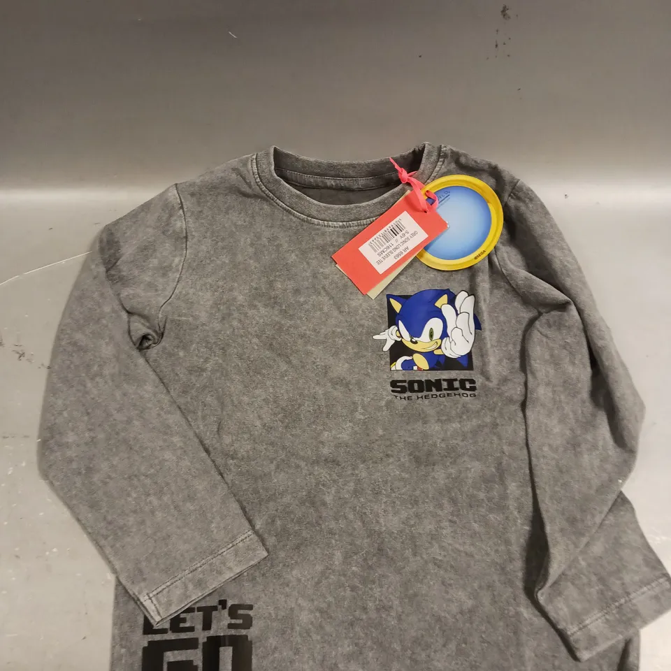 ANGEL & ROCKET SONIC LONG SLEEVE TOP - 5-6YRS 