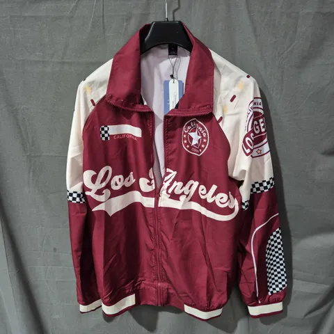 ROMWE LOS ANGELES WINDBREAKER JACKET, MEN'S, SIZE UK 38 (US 38 / EUR 48)