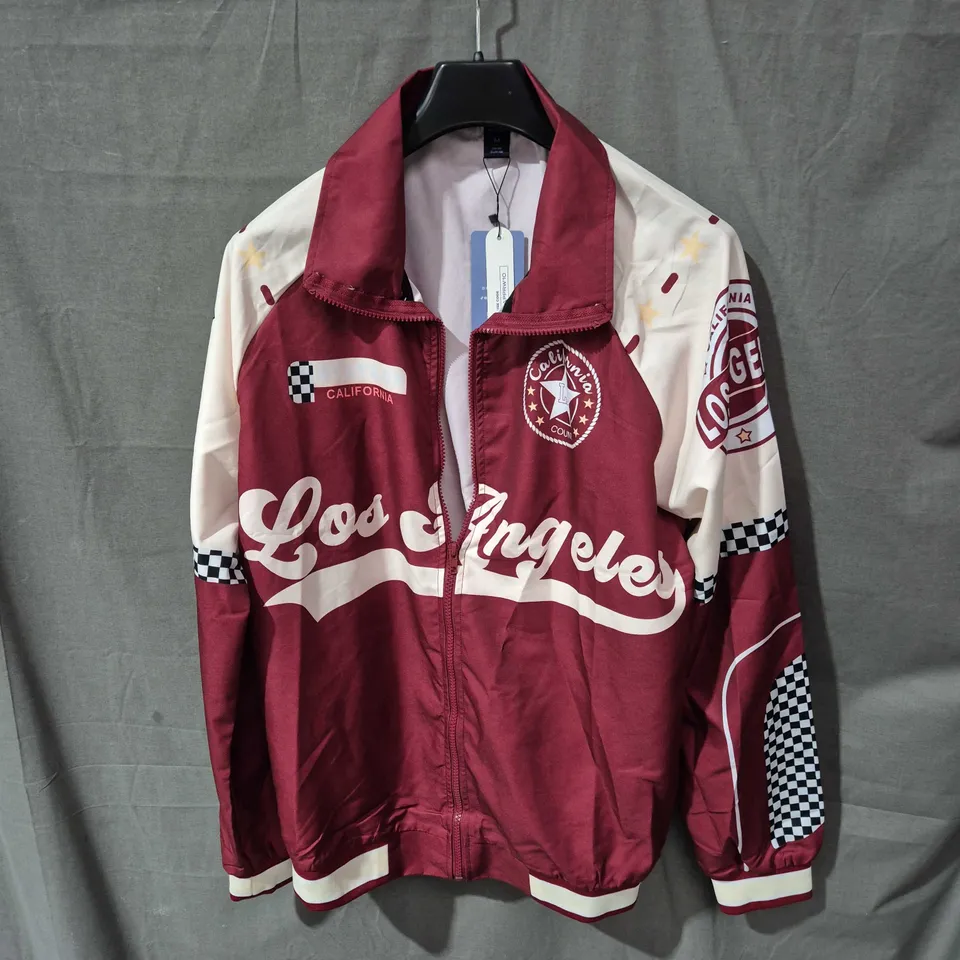 ROMWE LOS ANGELES WINDBREAKER JACKET, MEN'S, SIZE UK 38 (US 38 / EUR 48)