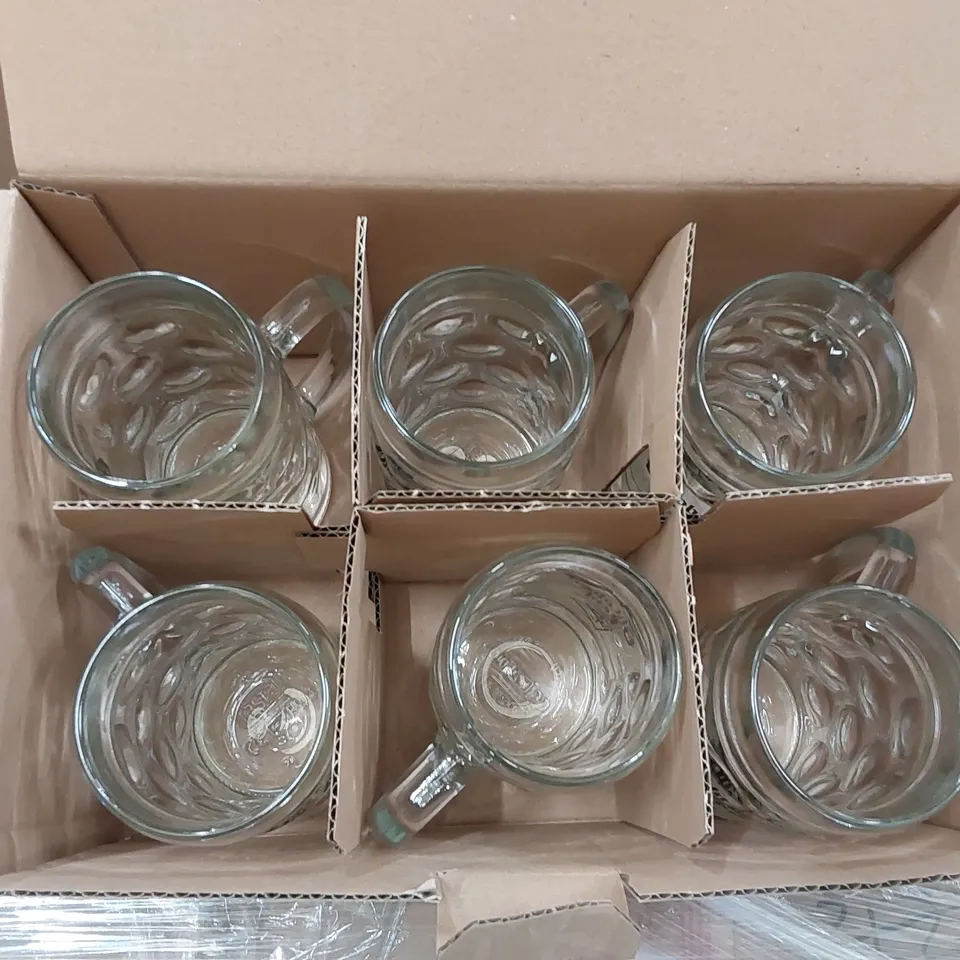 PALLET OF BRAND NEW BOXED OCKTOBER FEST BEER GLASSES // APPROXIMATELY 25 X 6 BOXES OF 500ML GLASSES