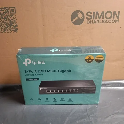 TP-LINK 8 PORT 2.5G MULTI GIGABIT DESKTOP SWTICH (TL-SG108-M2) BOXED SEALED