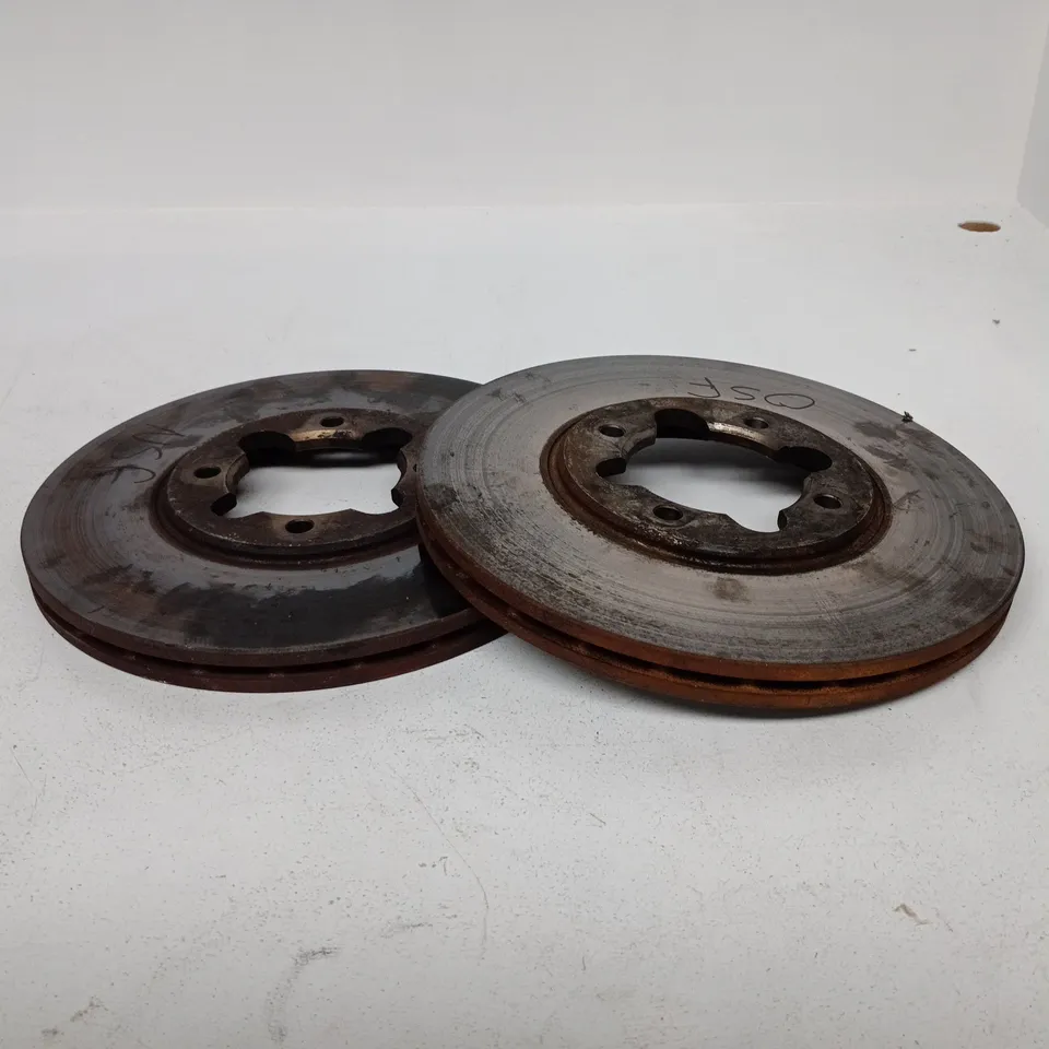 SET OF 2 BRAKE DISCS