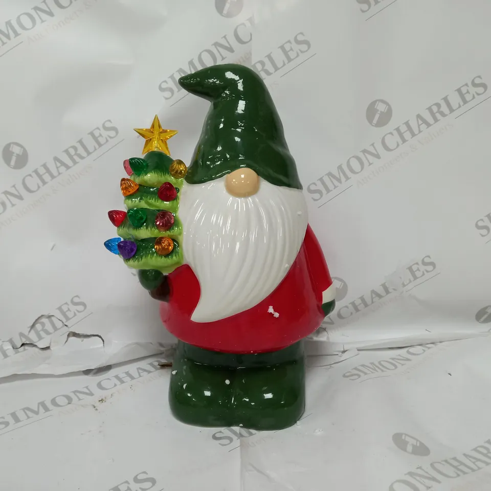 MR CHRISTMAS 10" NOSTALGIC LIGHT UP GNOME