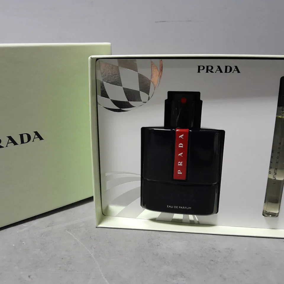 BOXED PRADA LUNA ROSSA OCEAN EAU DE PARFUM 50ML GIFT SET