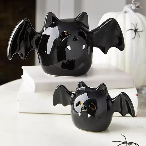 THE VERY COLLECTION SET OF 2 LIGHT UP BLACK BATS