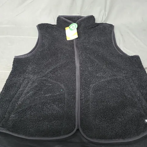 REGATTA GREAT OUTDOORS WOMEN'S BLACK FLEECE GILET – UK 18 (RWB183)