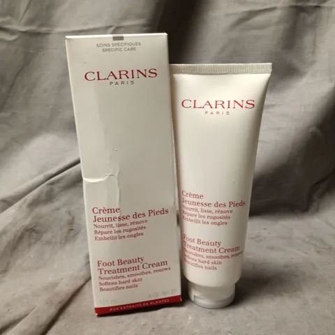 CLARINS PARIS FOOT BEAUTY TREATMENT CREAM – 125 ML (BOXED)