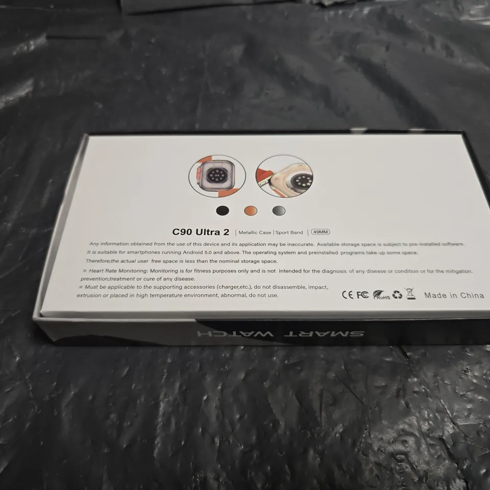 C90 ULTRA 2 SMART WATCH WITH SPORT BAND – BOXED