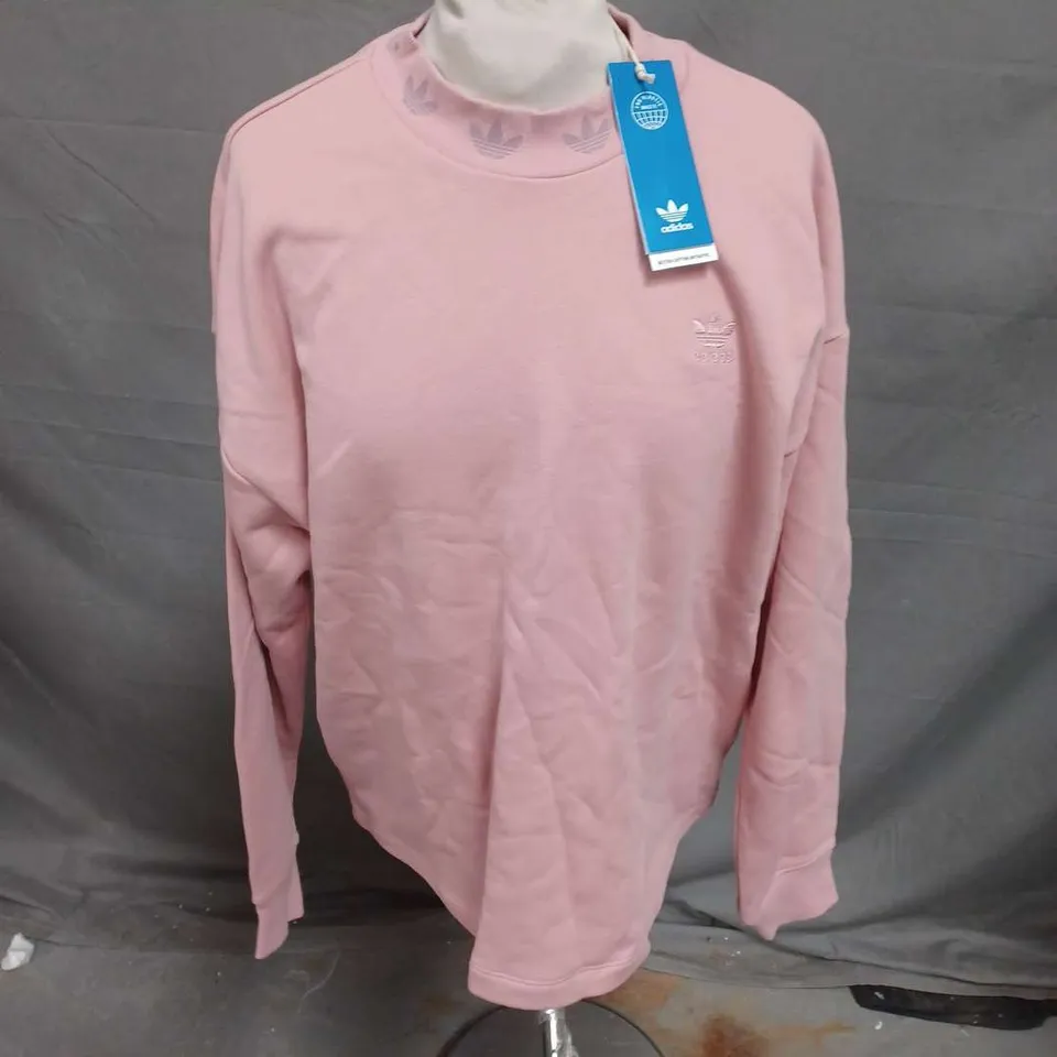 ADIDAS SWEATSHIRT IN PINK SIZE M