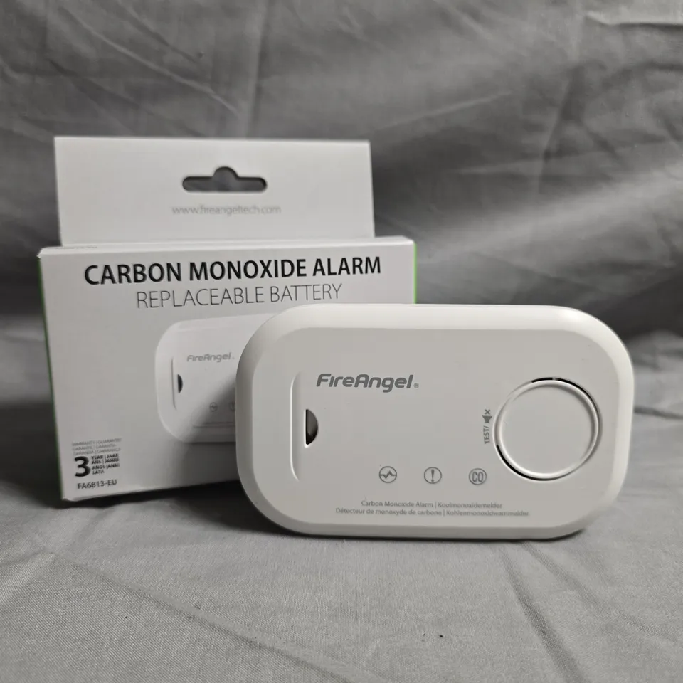 FIREANGEL CARBON MONOXIDE ALARM – REPLACEABLE BATTERY (BOXED)