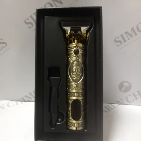 BOXED UNBRANDED BARBERS HAIR RAZER IN BRONZE