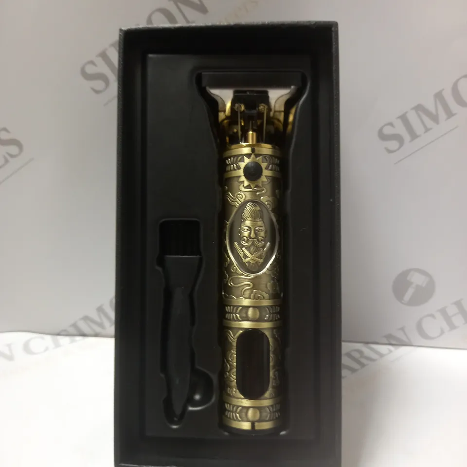 BOXED UNBRANDED BARBERS HAIR RAZER IN BRONZE 