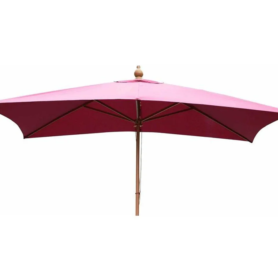 BOXED 2M X 3M RECTANGULAR TRADITIONAL PARASOL 