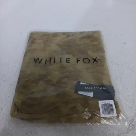 WHITE FOX MAXI DRESS – XS – CHARTREUSE