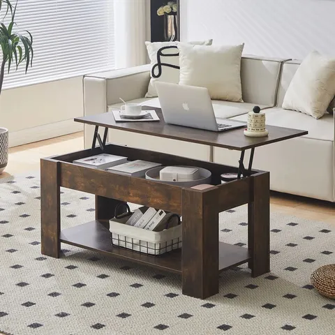 BOXED LORAYN LIFT TOP COFFEE TABLE WITH STORAGE (1 BOX)