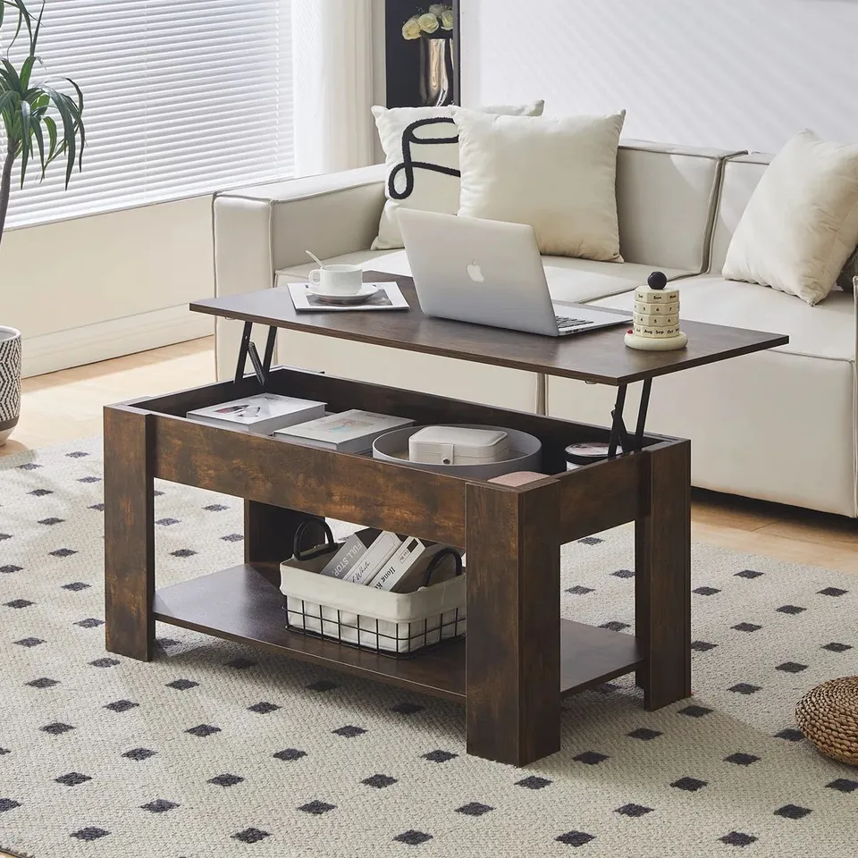 BOXED LORAYN LIFT TOP COFFEE TABLE WITH STORAGE (1 BOX)