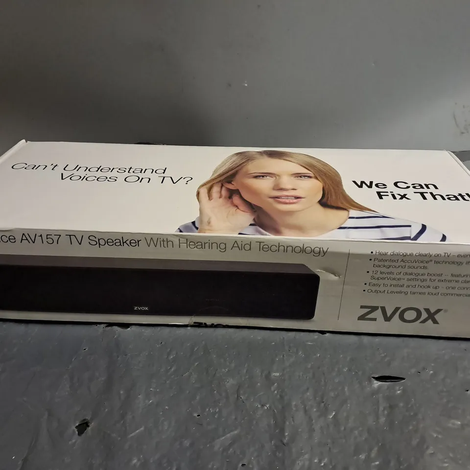 ZVOX ACCUVOICE TV SPEAKER 