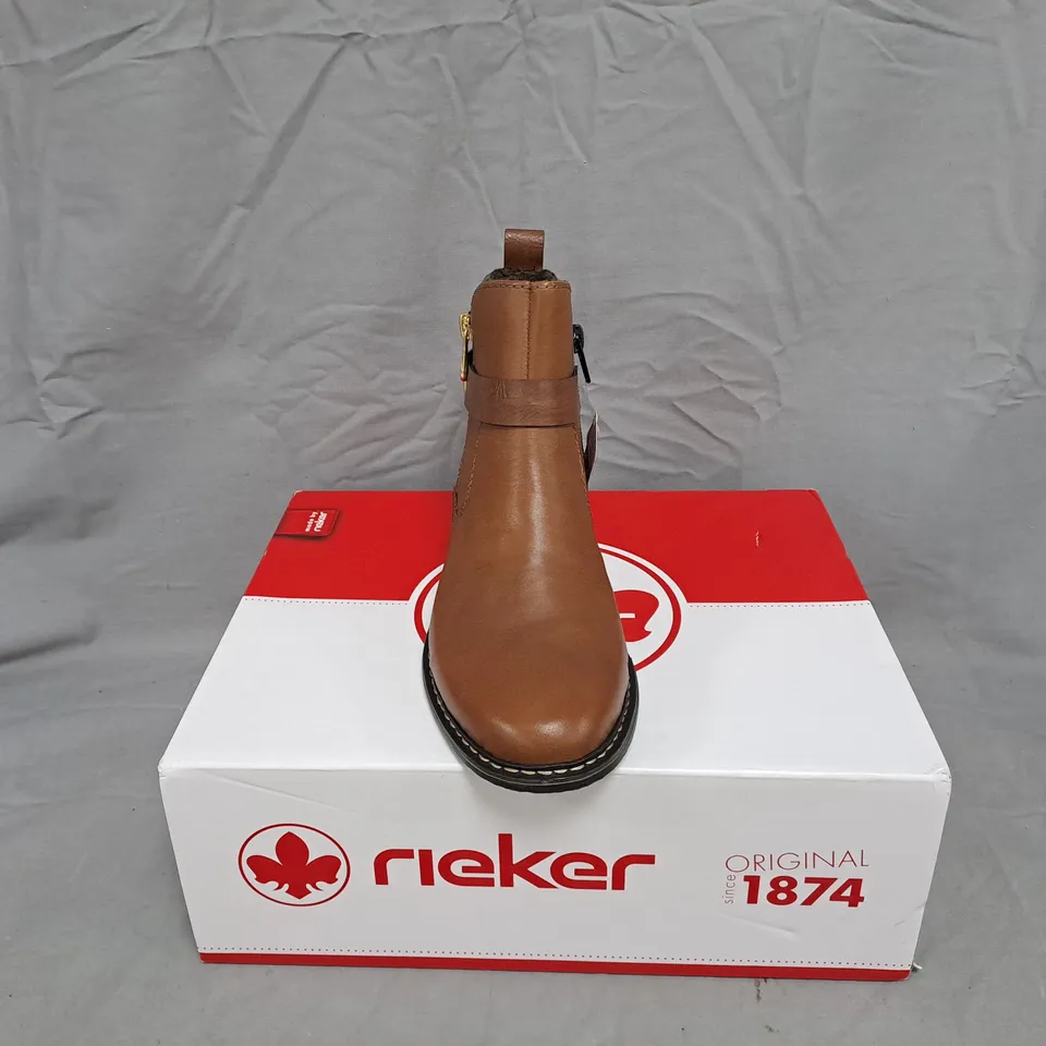 RIEKER CHELSEA BOOT - CHESTNUT BROWN - WOMEN'S UK 3.5 (EU 36)