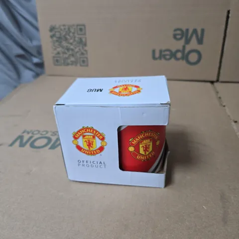 MANCHESTER UNITED OFFICIAL MUG – RED CREST, BOXED