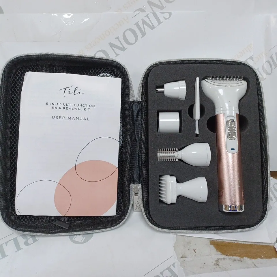 TILI 5 IN 1 MULTI FUNCTIONAL HAIR REMOVAL KIT 