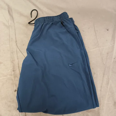 NIKE BLUE MEN'S TRACKSUIT TROUSERS – SIZE L
