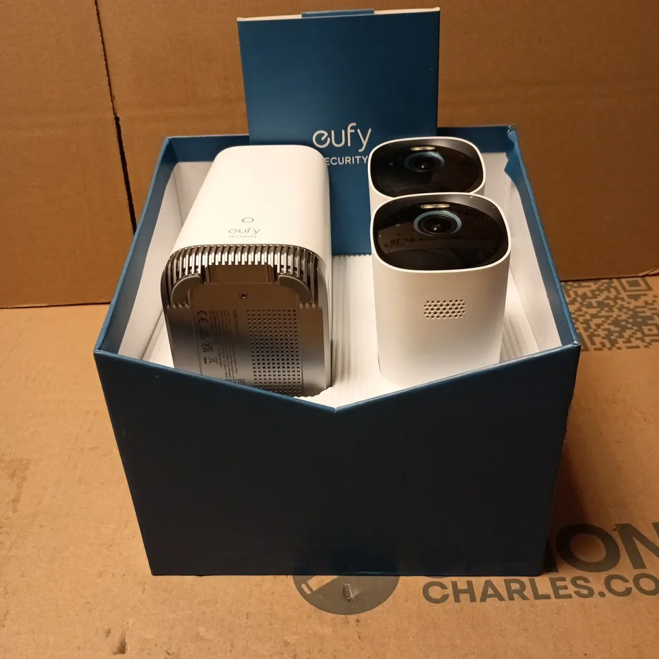 EUFY SECURITY 4K ULTRA HD AND SOLAR POWER WIRE FREE SECURITY CAMERA BOXED