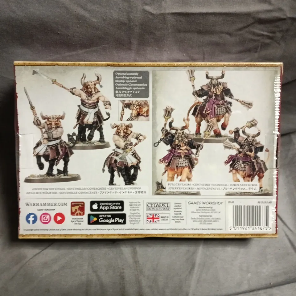 SEALED WARHAMMER AGE OF SIGMAR HELLSMITH OF HASHUT BULL CENTAURS