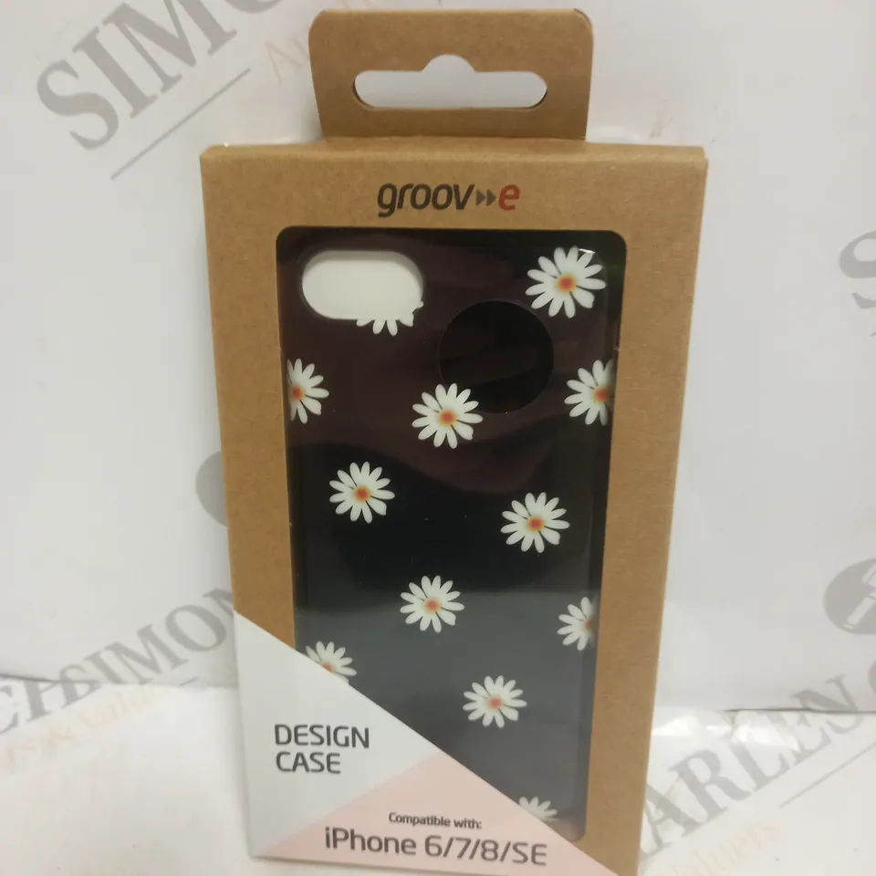 BOX OF 100 BRAND NEW BOXED GROOV-E IPHONE 6/7/8 DAISY DESIGN PHONE CASES 