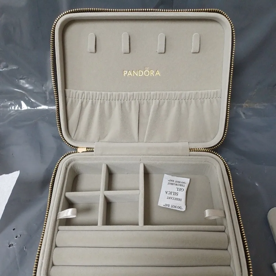 PANDORA JEWELLERY BOX WITH MIRROR BLACK