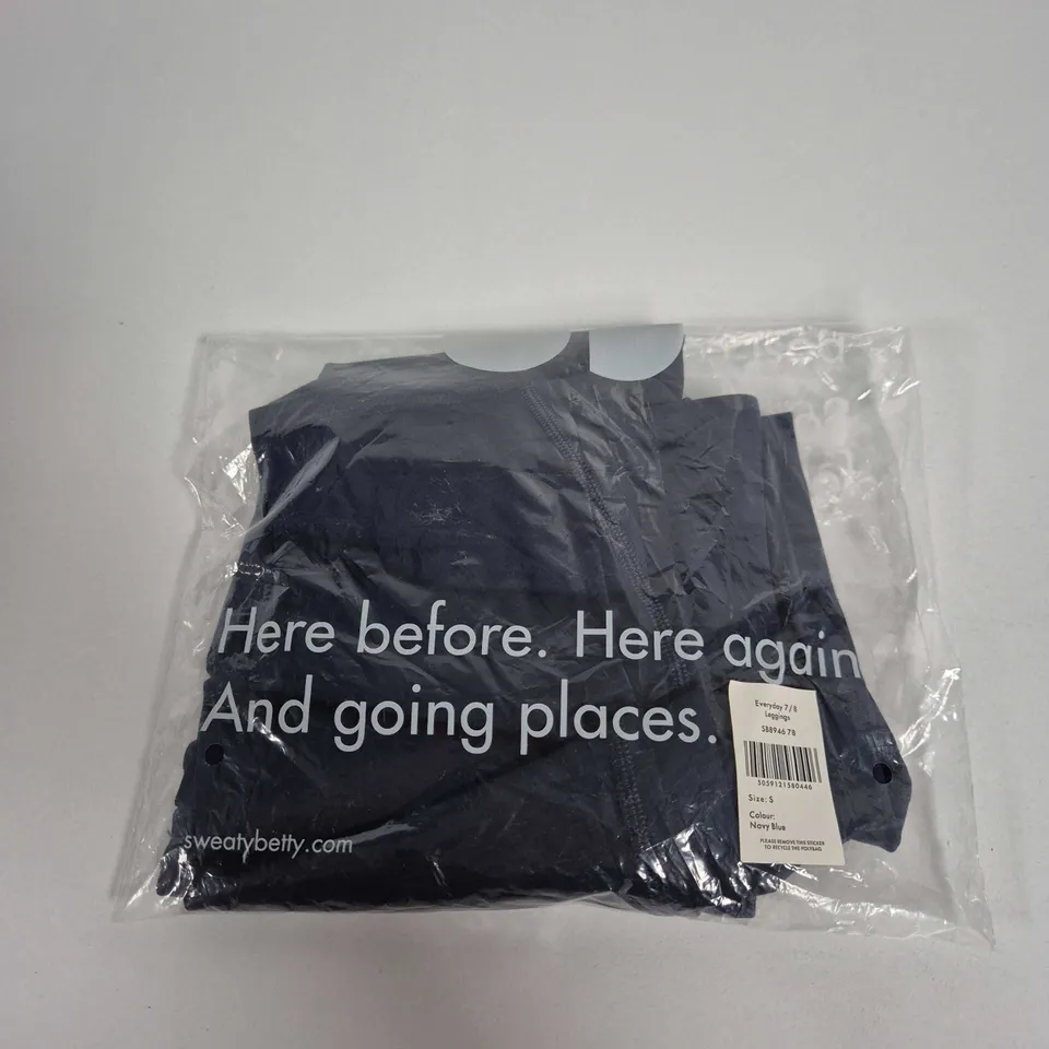 SWEATY BETTY EVERYDAY 7/8 LEGGINGS – NAVY BLUE, SIZE S