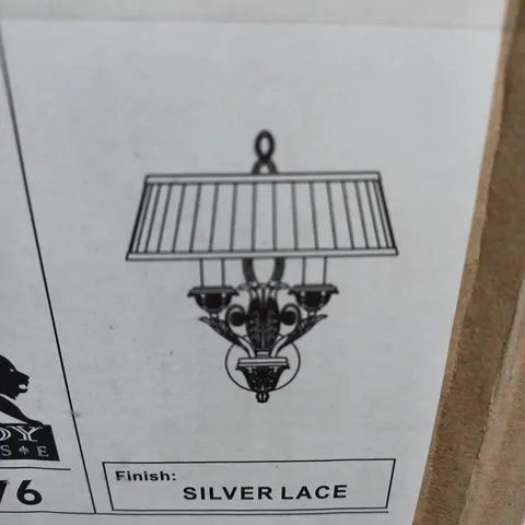 BOXED SAVOY HOUSE APPLIQUES 2 LIGHT CANDLE WALL LIGHT