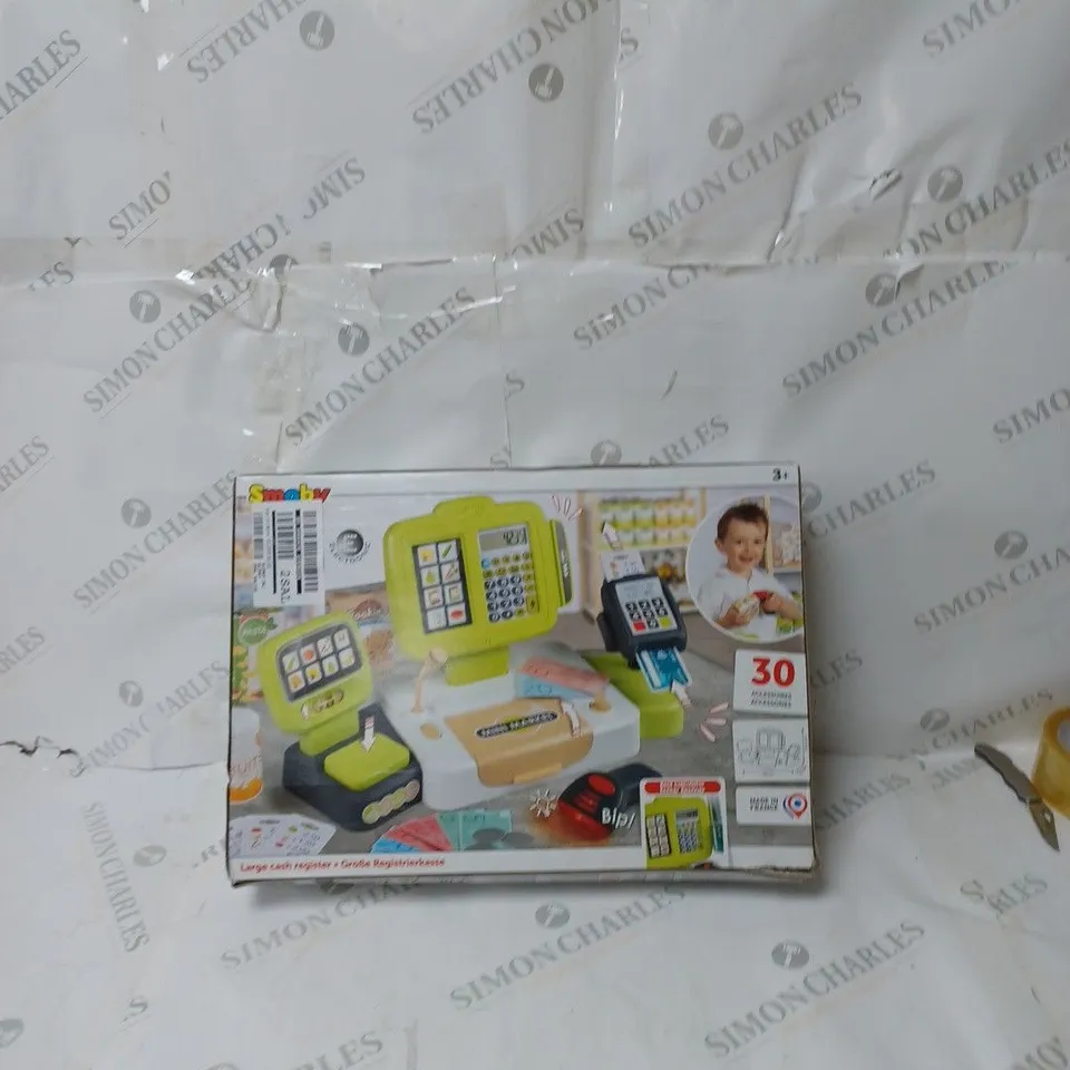 BOXED LARGE TOY CASH REGISTER  RRP £34.99