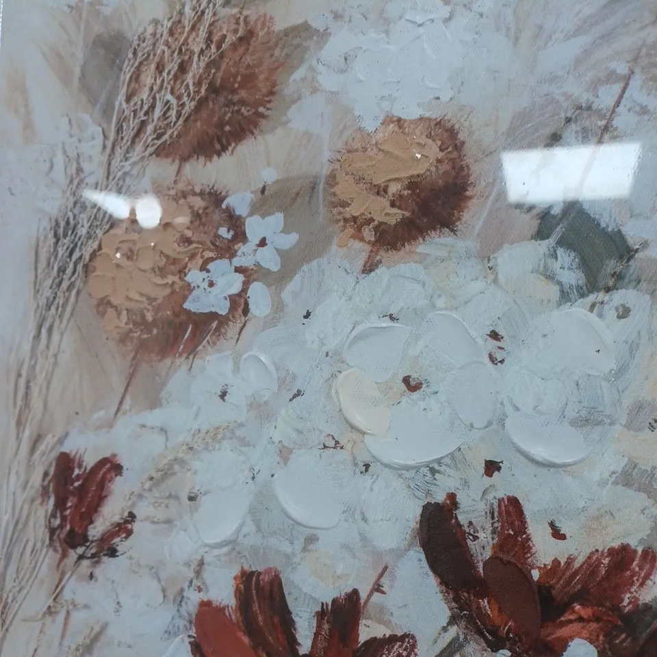 DRIED BOTANICAL PRINTED CANVAS 60X80