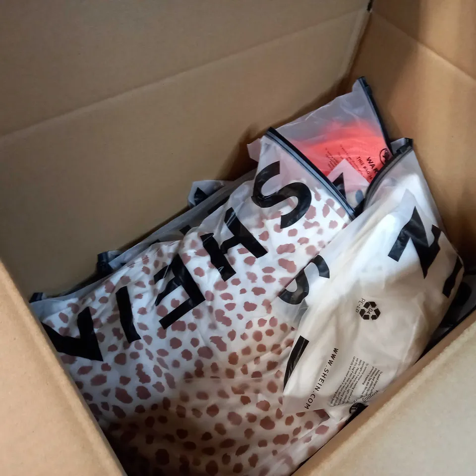 LOT OF APPROX 15 ASSORTED BAGGED SHEIN PRODUCTS