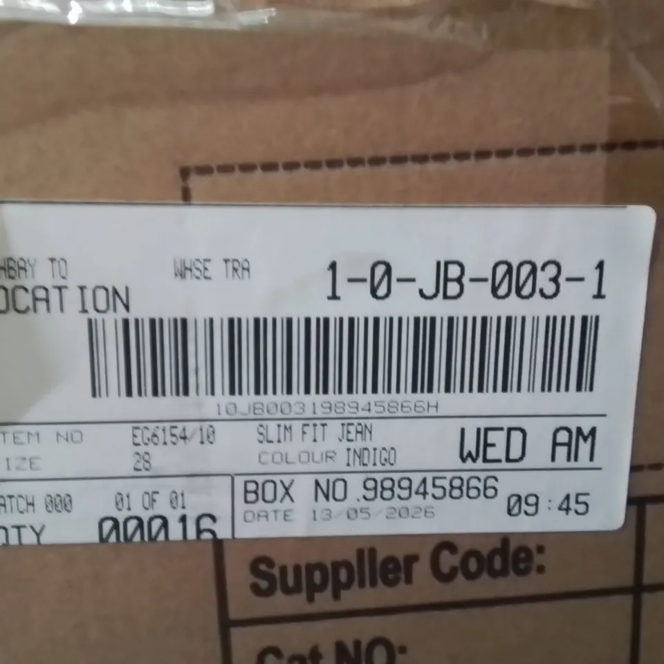 BOXED BRAND NEW APPROXIMATELY 16 JULIPA SLIM FIT JEANS INDIGO SIZE 28
