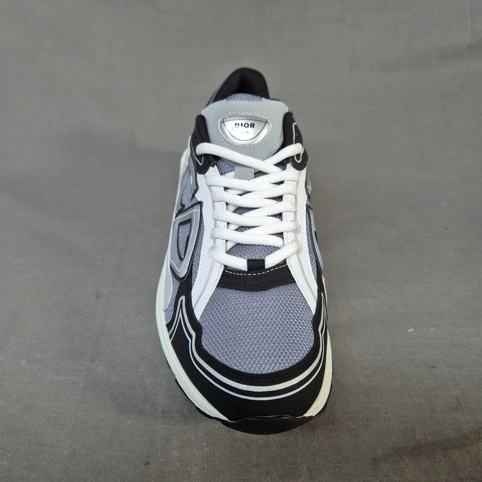 PAIR OF DIOR B30 SNEAKERS IN SILVER/GREY/BLACK/WHITE EU SIZE 44