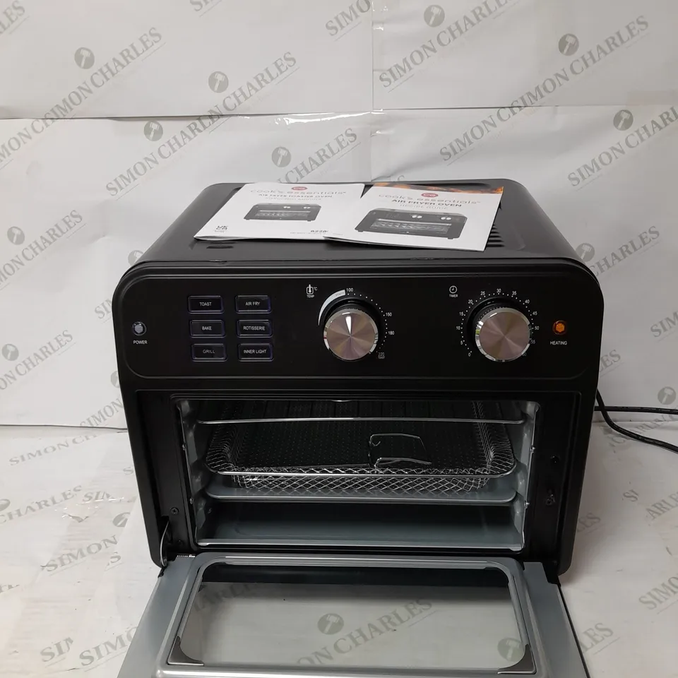 COOK'S ESSENTIAL 21-LITRE AIRFRYER OVEN IN BLACK