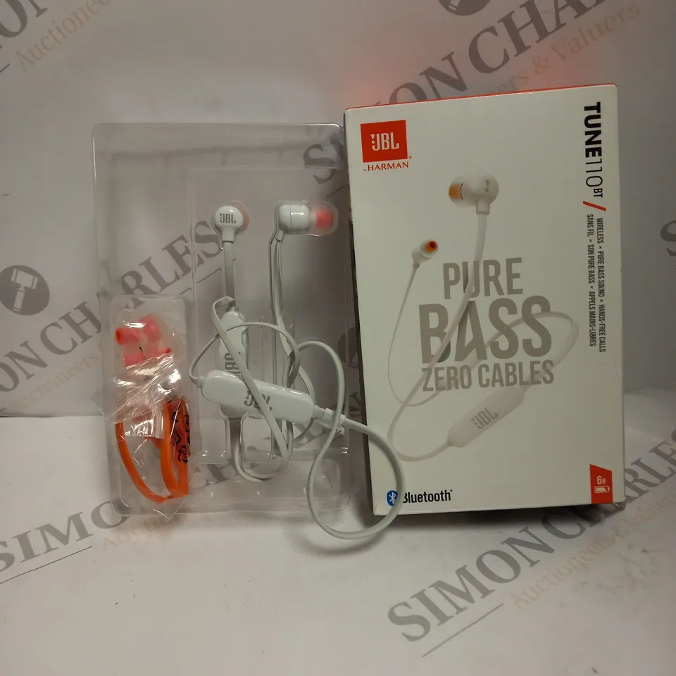 BOXED JBL TUNE 110 WIRELESS BLUETOOTH EARPHONES 