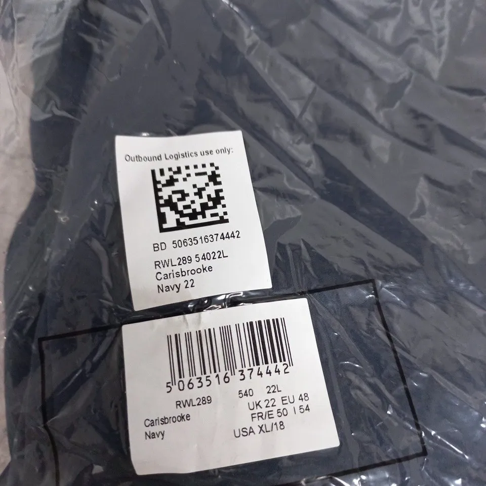 REGATTA GREAT OUTDOORS NAVY JACKET – UK 22 (EU 48) – IN ORIGINAL PACKAGING